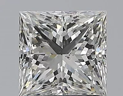 1.30ct J SI2 Rare Carat Ideal Cut Princess Diamond