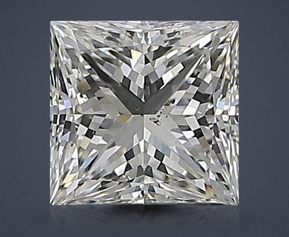 1.30ct J SI2 Rare Carat Ideal Cut Princess Diamond