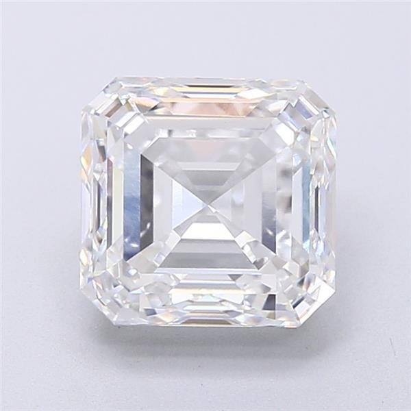 3.02ct D VVS2 Rare Carat Ideal Cut Asscher Lab Grown Diamond