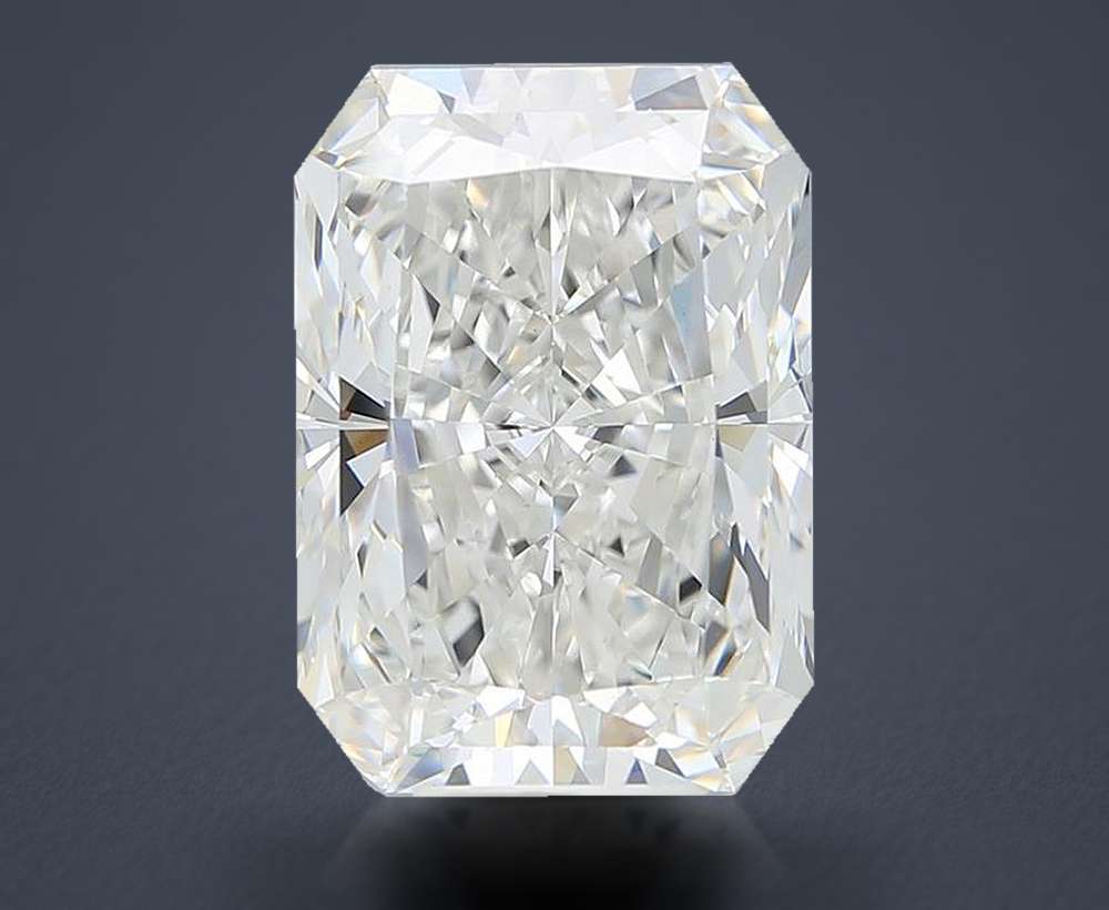 9.81ct G VS1 Rare Carat Ideal Cut Radiant Lab Grown Diamond
