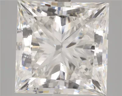 10.06ct F VS1 Rare Carat Ideal Cut Princess Lab Grown Diamond