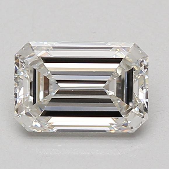 1.47ct F VVS2 Rare Carat Ideal Cut Emerald Lab Grown Diamond