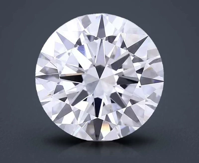 9.04ct F VVS2 Excellent Cut Round Lab Grown Diamond