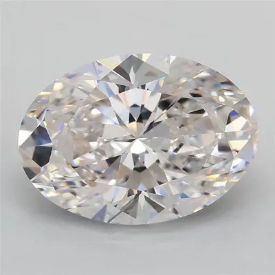 3.03ct F VVS2 Rare Carat Ideal Cut Oval Lab Grown Diamond