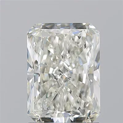 1.72ct J SI2 Rare Carat Ideal Cut Radiant Diamond