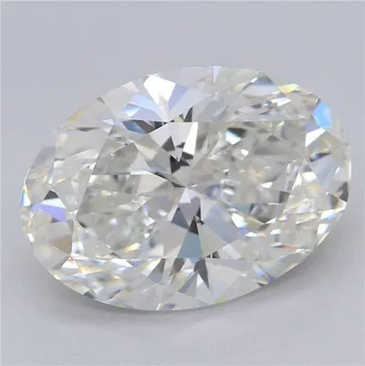 4.51ct F VVS2 Rare Carat Ideal Cut Oval Lab Grown Diamond