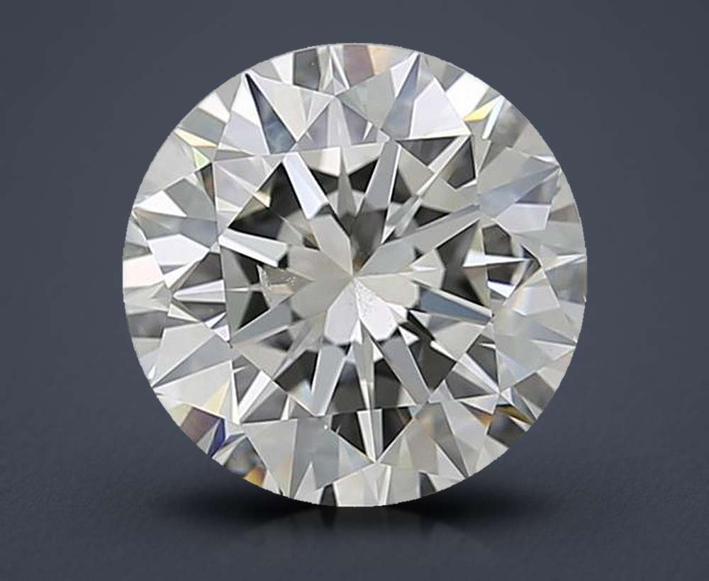 3.50ct I SI1 Rare Carat Ideal Cut Round Diamond