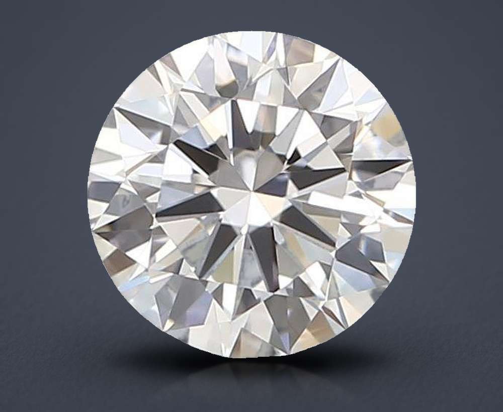 0.52ct D VVS1 Rare Carat Ideal Cut Round Diamond