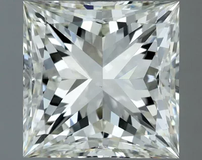 1.51ct J VVS2 Rare Carat Ideal Cut Princess Diamond
