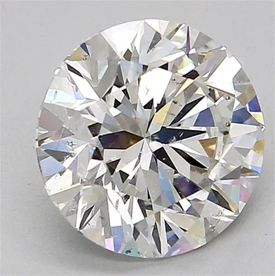 2.51ct G SI2 Rare Carat Ideal Cut Round Diamond