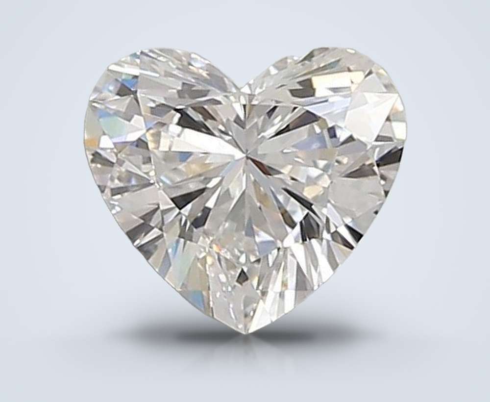 1.32ct E VVS1 Excellent Cut Heart Lab Grown Diamond