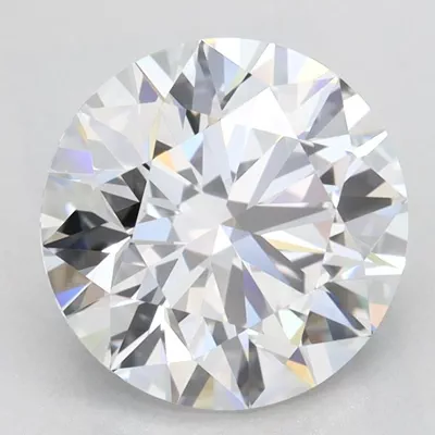 2.45ct D VVS1 Rare Carat Ideal Cut Round Lab Grown Diamond