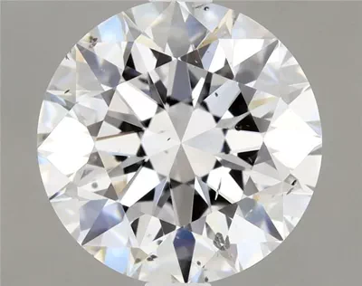 2.01ct D SI2 Rare Carat Ideal Cut Round Diamond