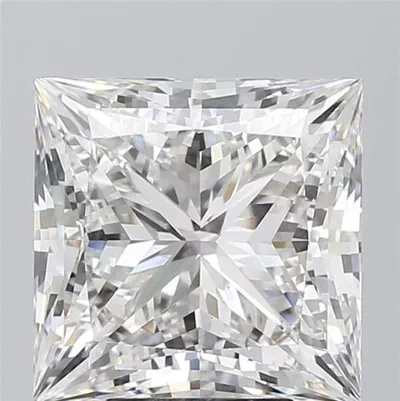 6.55ct G VS1 Rare Carat Ideal Cut Princess Lab Grown Diamond