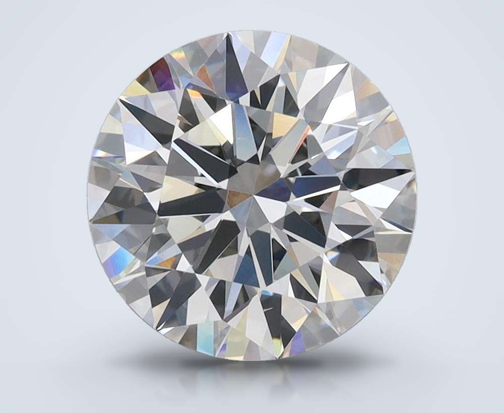 3.03ct E VVS1 Rare Carat Ideal Cut Round Lab Grown Diamond