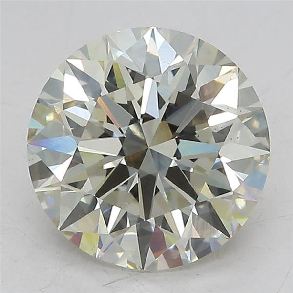 3.07ct J VS1 Rare Carat Ideal Cut Round Lab Grown Diamond