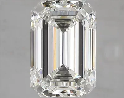 4.07ct I VS2 Rare Carat Ideal Cut Emerald Diamond