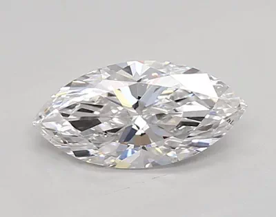0.63ct D VVS2 Rare Carat Ideal Cut Marquise Lab Grown Diamond