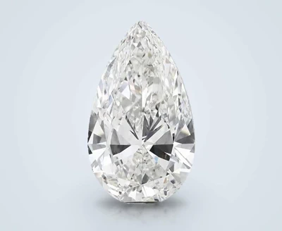 15.09ct F VVS2 Rare Carat Ideal Cut Pear Lab Grown Diamond