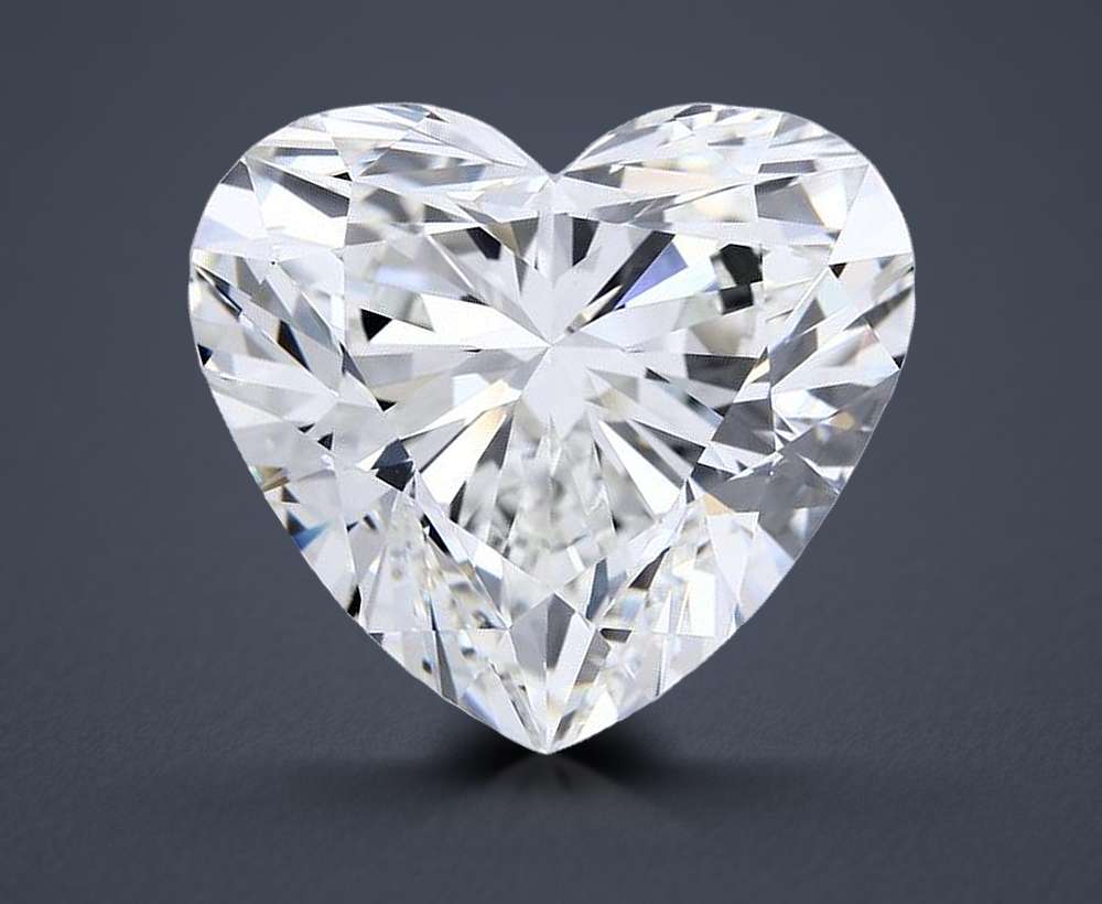 20.04ct G VVS2 Rare Carat Ideal Cut Heart Lab Grown Diamond