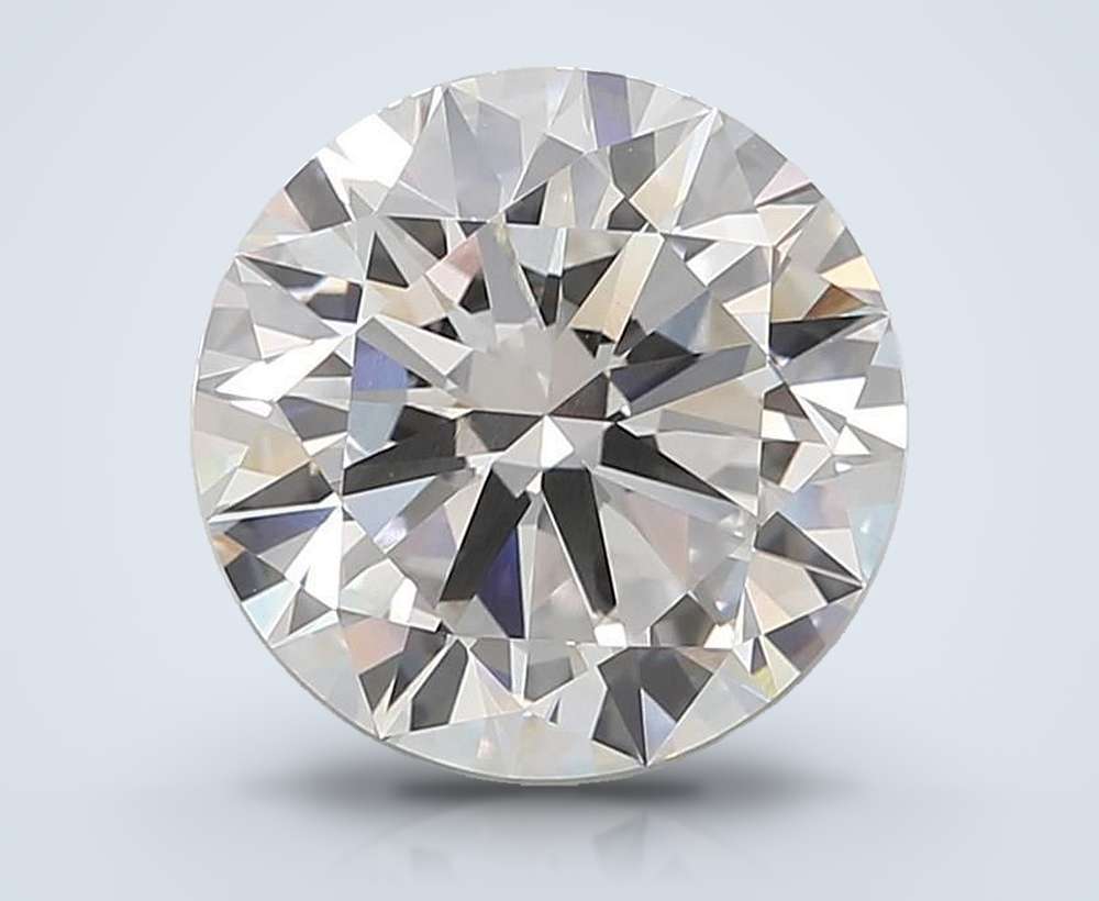 9.01ct F VVS2 Excellent Cut Round Lab Grown Diamond