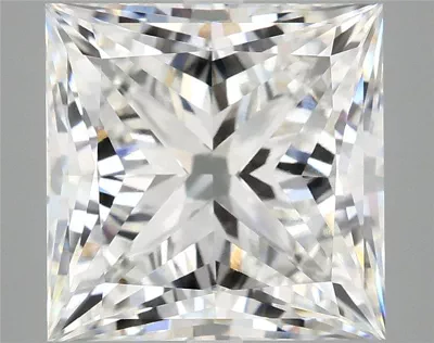 7.77ct E VVS2 Rare Carat Ideal Cut Princess Lab Grown Diamond