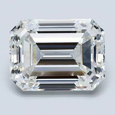 4.00ct G VVS1 Excellent Cut Emerald Diamond