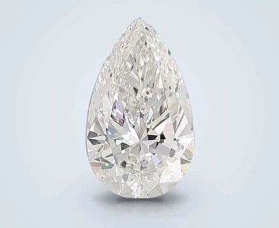 6.52ct E VVS2 Rare Carat Ideal Cut Pear Lab Grown Diamond