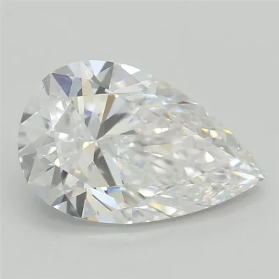 1.35ct D VS1 Rare Carat Ideal Cut Pear Lab Grown Diamond