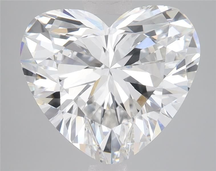 5.10ct E VVS2 Rare Carat Ideal Cut Heart Lab Grown Diamond