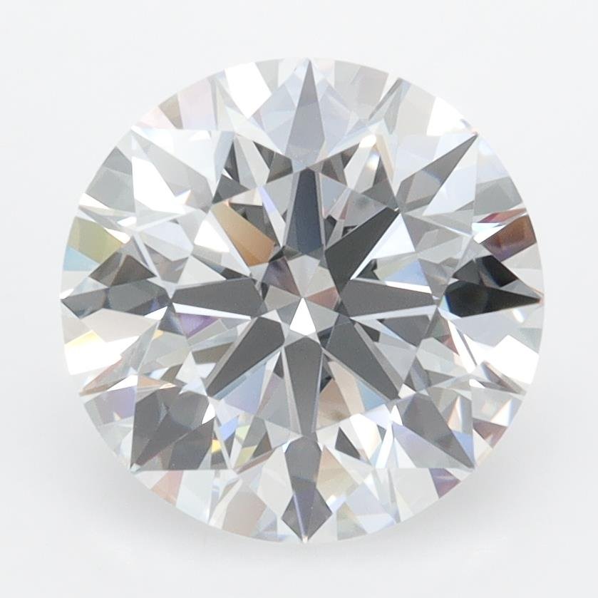 3.39ct D FL Rare Carat Ideal Cut Round Lab Grown Diamond