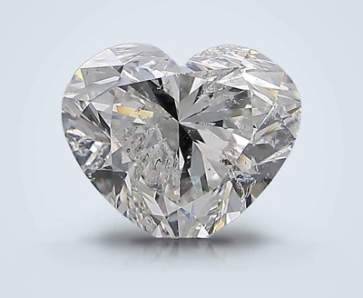 2.50ct G SI2 Rare Carat Ideal Cut Heart Diamond