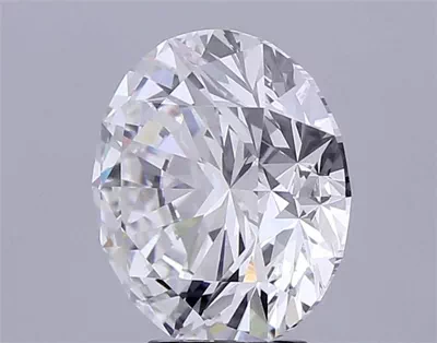 6.09ct D VVS2 Rare Carat Ideal Cut Round Lab Grown Diamond