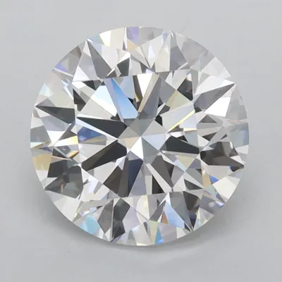 2.58ct D FL Rare Carat Ideal Cut Round Lab Grown Diamond