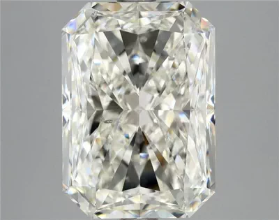 4.01ct I SI1 Rare Carat Ideal Cut Radiant Diamond