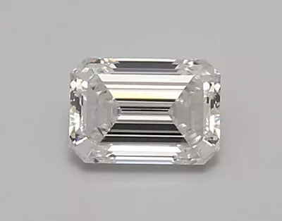 0.85ct E VVS2 Rare Carat Ideal Cut Emerald Lab Grown Diamond