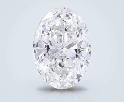 15.06ct G VVS2 Rare Carat Ideal Cut Oval Lab Grown Diamond