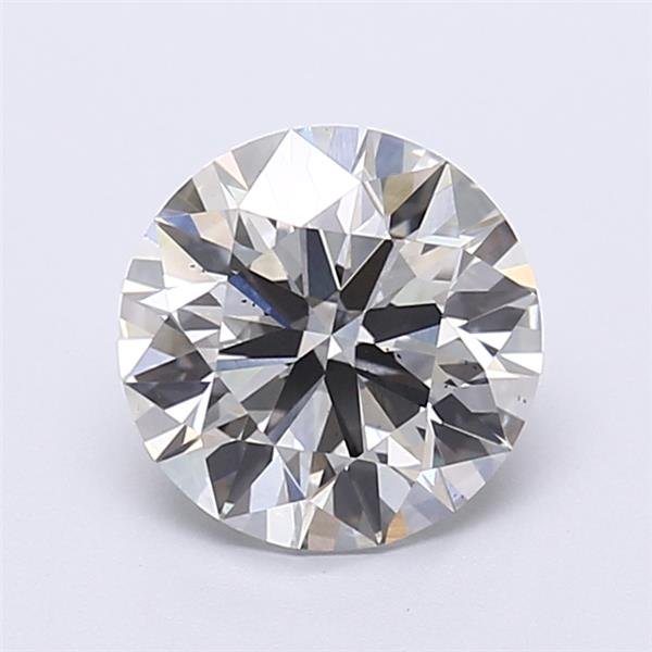 2.08ct H VS2 Rare Carat Ideal Cut Round Lab Grown Diamond