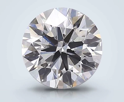 2.08ct H VS2 Rare Carat Ideal Cut Round Lab Grown Diamond