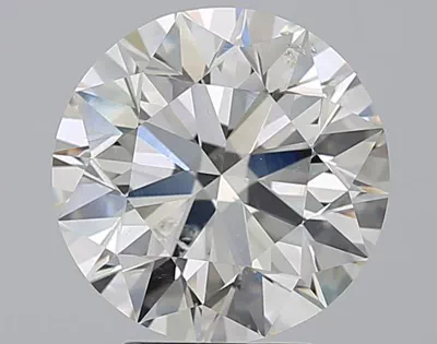 3.51ct J SI2 Excellent Cut Round Diamond