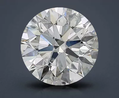 3.51ct J SI2 Excellent Cut Round Diamond