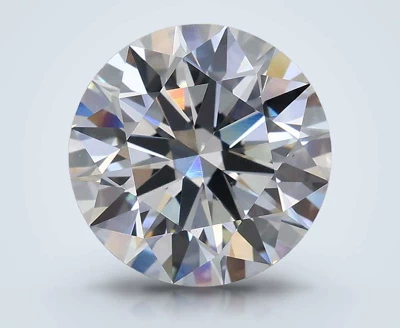 3.09ct E VS1 Rare Carat Ideal Cut Round Lab Grown Diamond