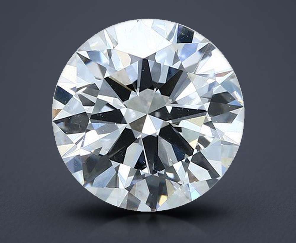 5.07ct D SI1 Rare Carat Ideal Cut Round Diamond