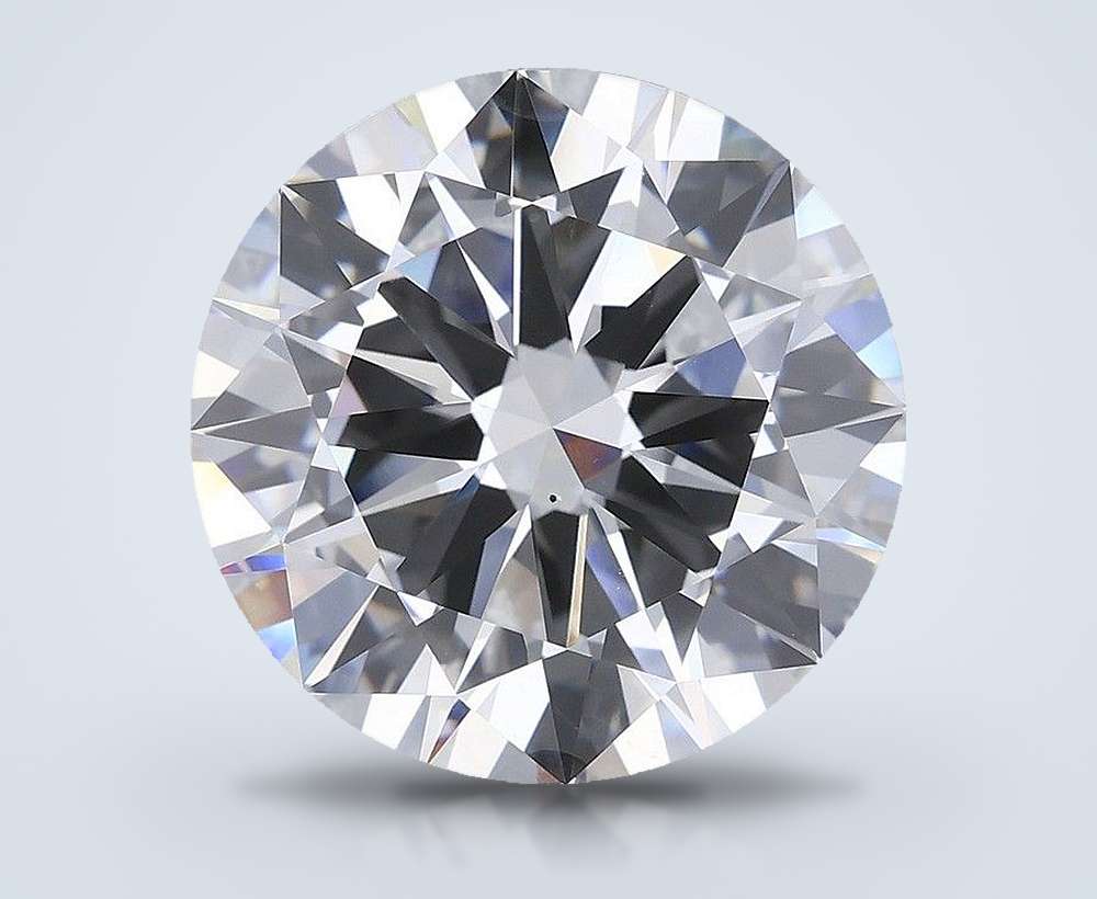 8.76ct E VS2 Excellent Cut Round Lab Grown Diamond