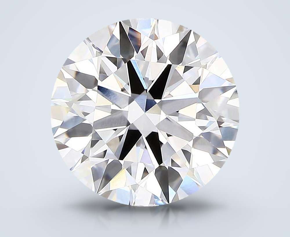 7.31ct E VVS1 Rare Carat Ideal Cut Round Lab Grown Diamond
