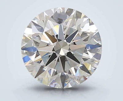 3.03ct E VVS1 Excellent Cut Round Lab Grown Diamond