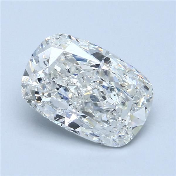 5.02ct I SI2 Rare Carat Ideal Cut Cushion Diamond