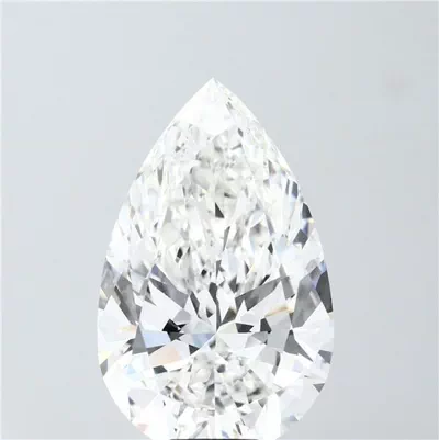 14.00ct F VVS2 Rare Carat Ideal Cut Pear Lab Grown Diamond