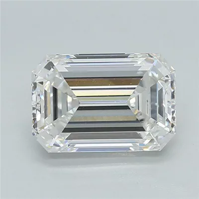 3.04ct F VS1 Rare Carat Ideal Cut Emerald Lab Grown Diamond