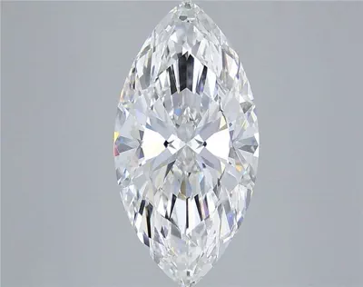 4.51ct F SI1 Rare Carat Ideal Cut Marquise Lab Grown Diamond